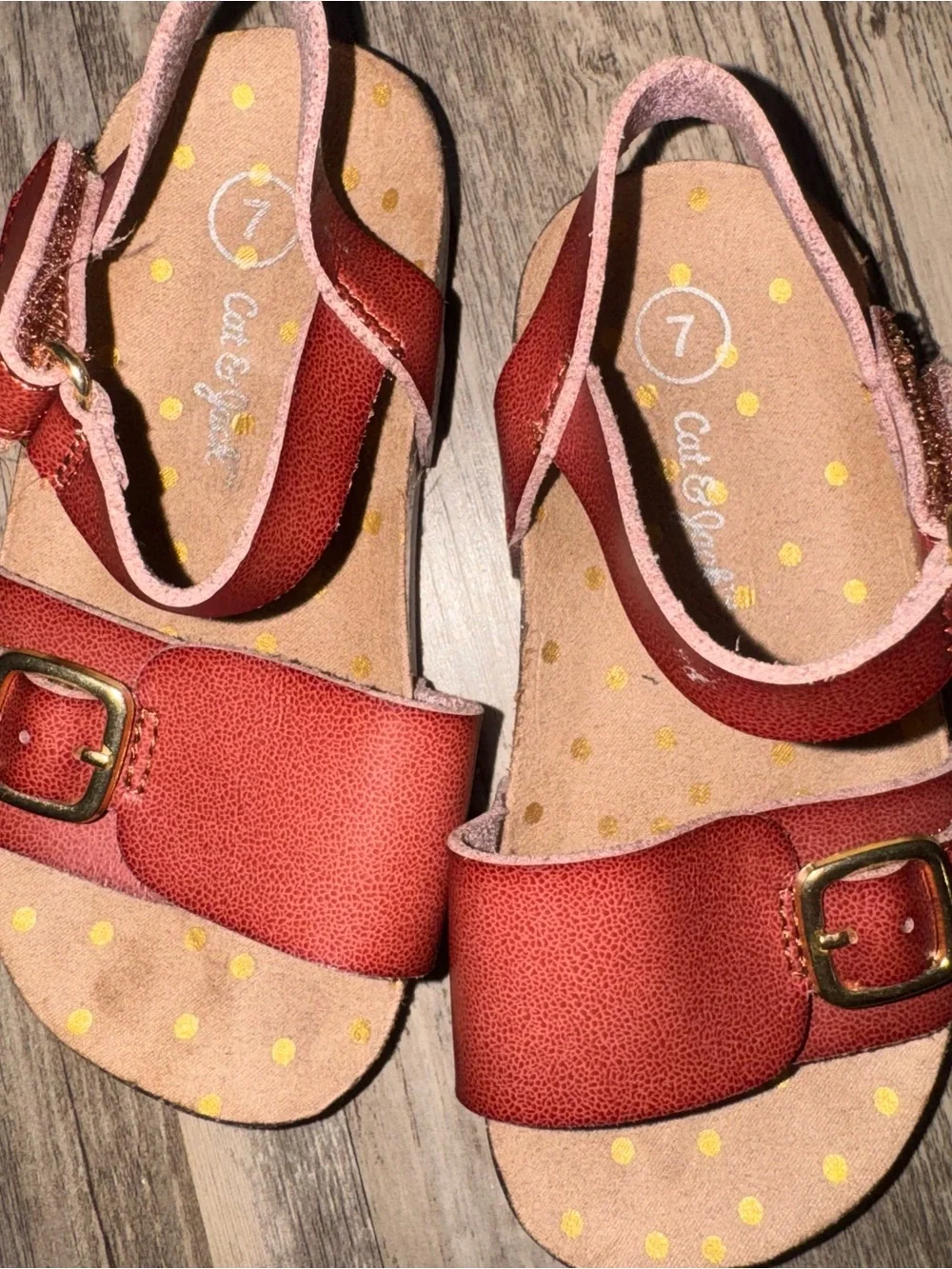 Cat & Jack Brow Adjustable Buckle Sandals for Kids